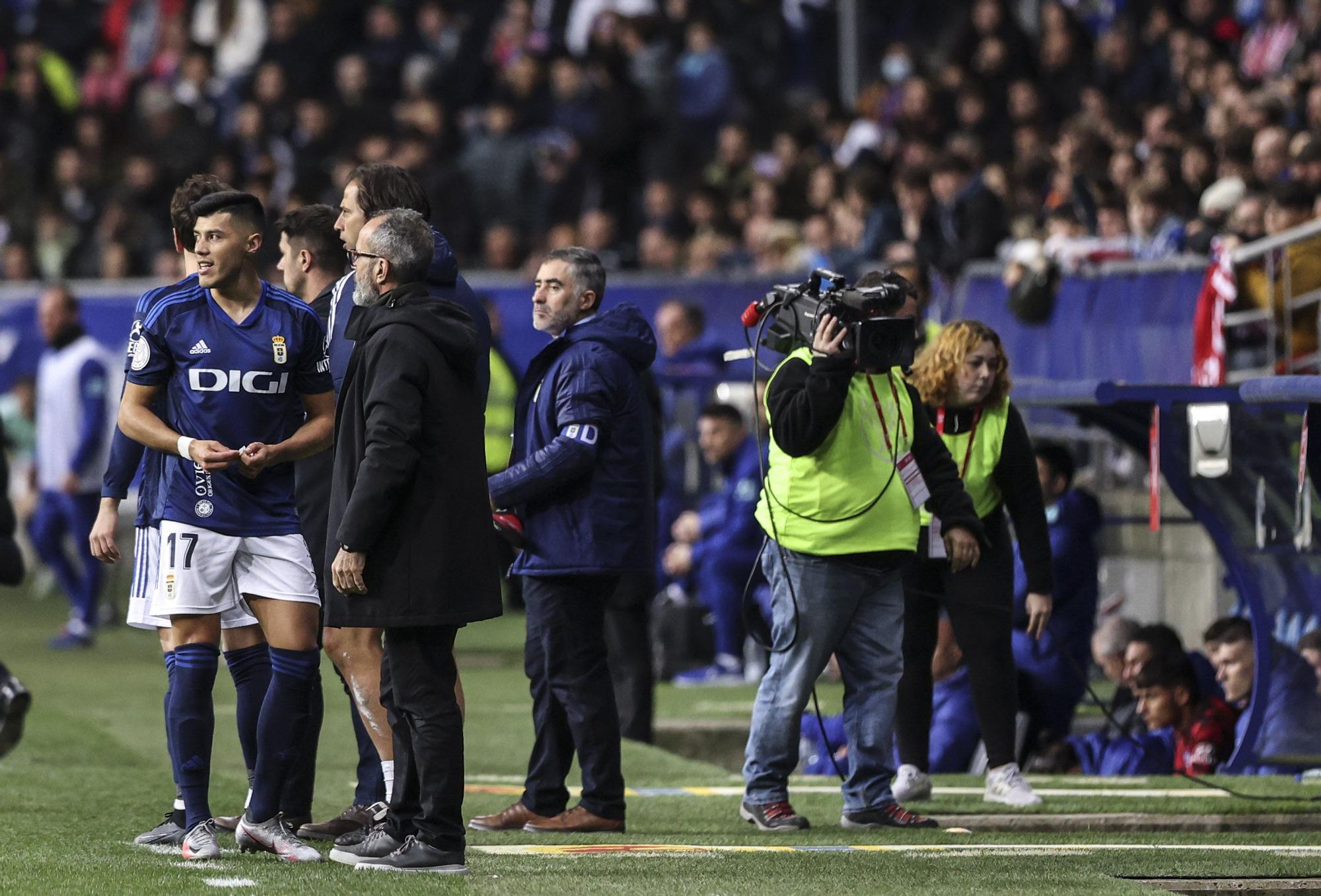 En imágenes: así fue el duelo copero entre el Real Oviedo y el Atlético de Madrid