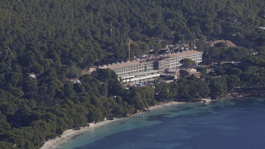 So sieht es auf der Baustelle des neuen Hotel Formentor aus