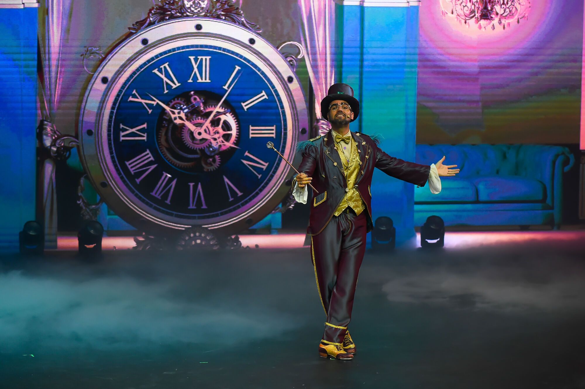 Pase a los medios de presentación del espectáculo de circo 'Imagine'