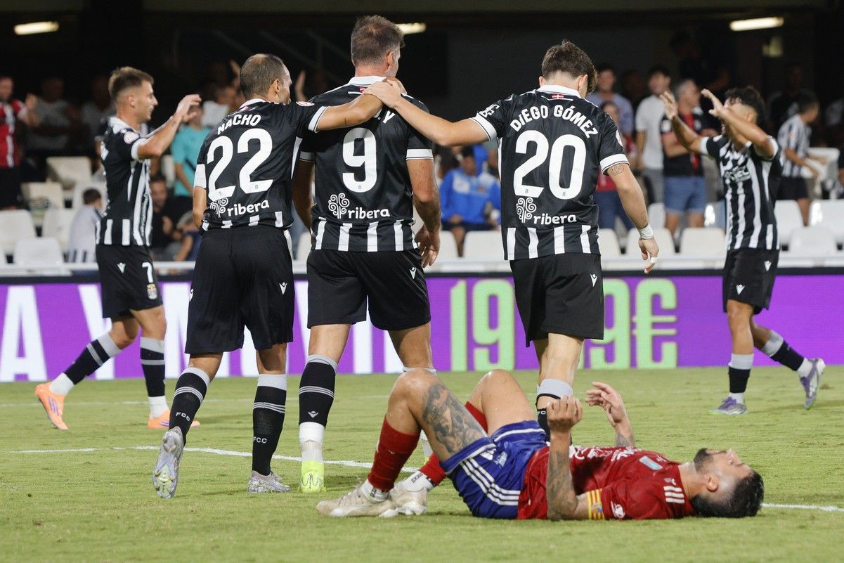La victoria del FC Cartagena sobre el Tarazona, en imágenes