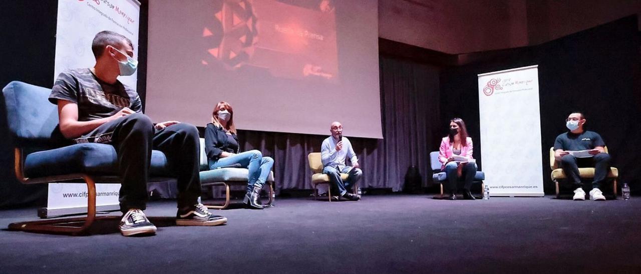 Momento de la presentación de la novena edición de la programación ‘César Manrique Cultural’.