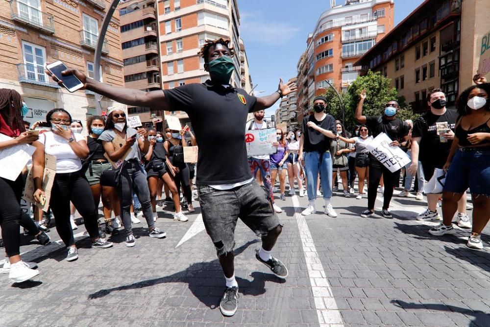 Protesta contra el racismo en Murcia