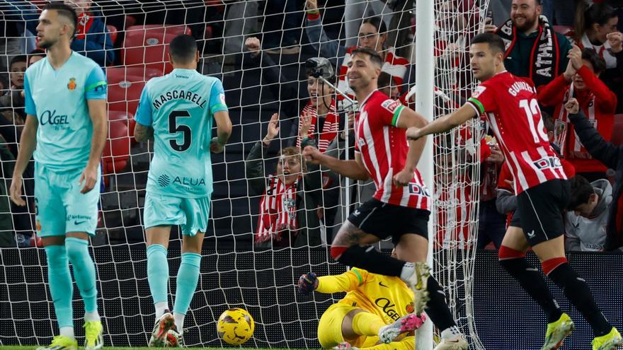 Resultado Athletic Club-RCD Mallorca: Las fotos de la derrota del Mallorca en San Mamés