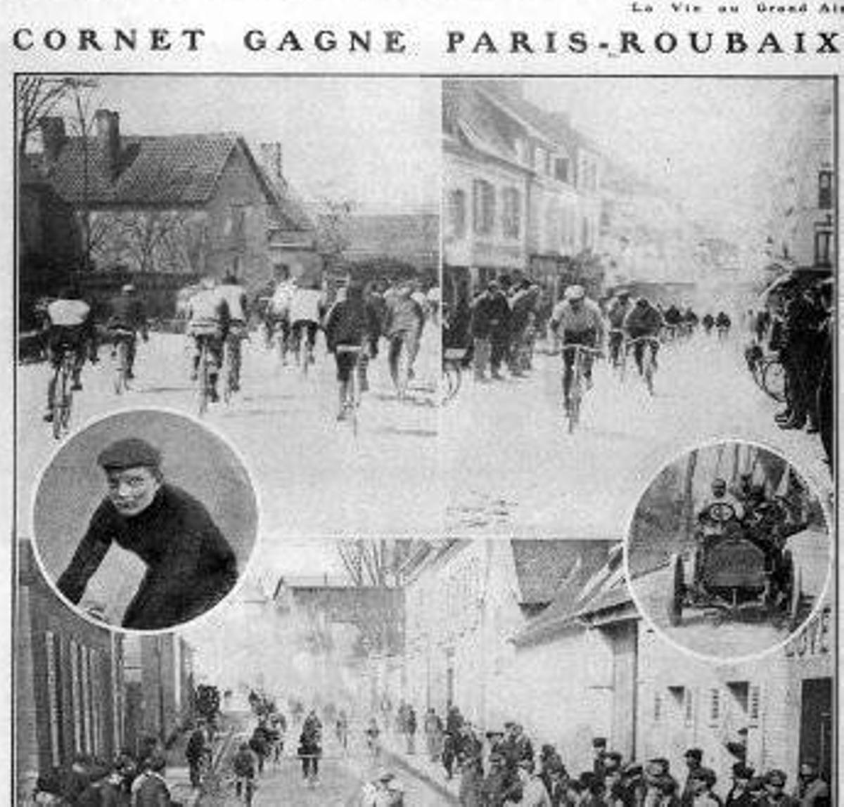 Cornet ganó la Roubaix de 1906