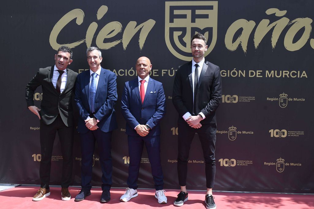 Las imágenes de la gala por los 100 años de la Federación Murciana de Fútbol