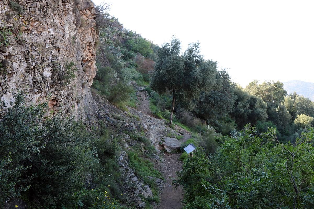 Una de las sendas de Sagunt.