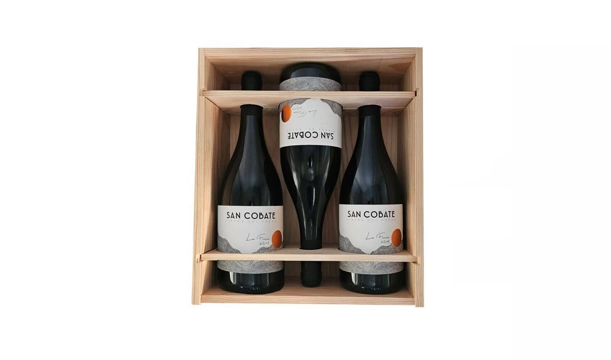 Pack de vinos de la bodega.