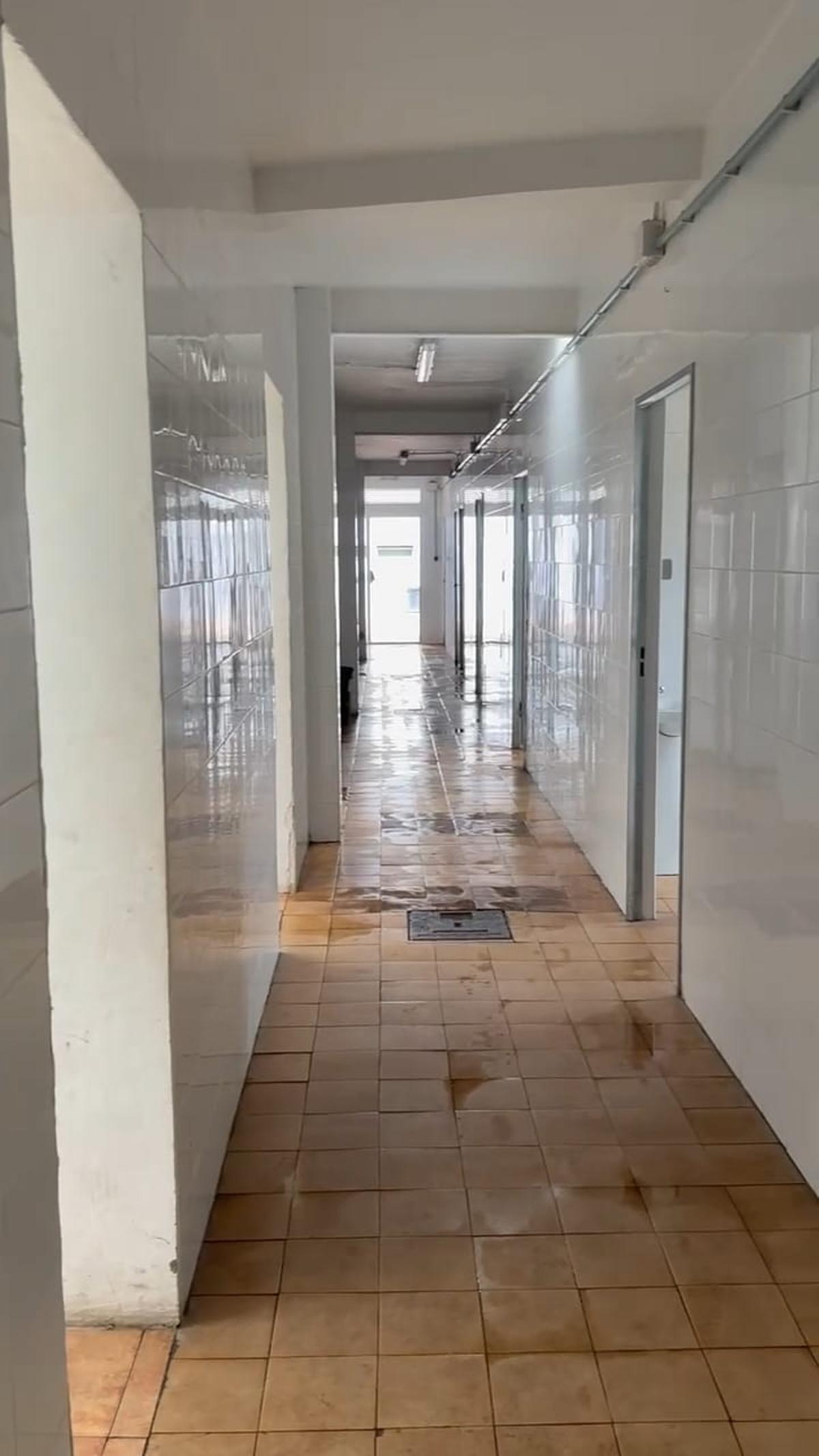 Vestuario del Campo Fútbol de Santa Ana.