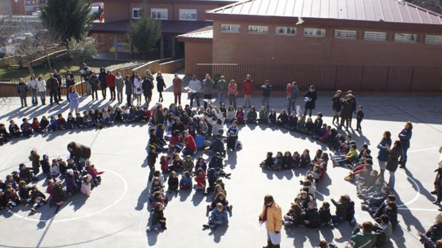 Los escolares de El Pinar en una imagen de archivo.