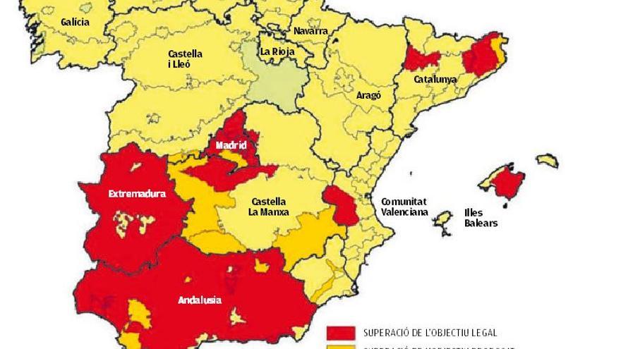 Girona és entre les províncies que tenen més contaminació a l’aire per ozó