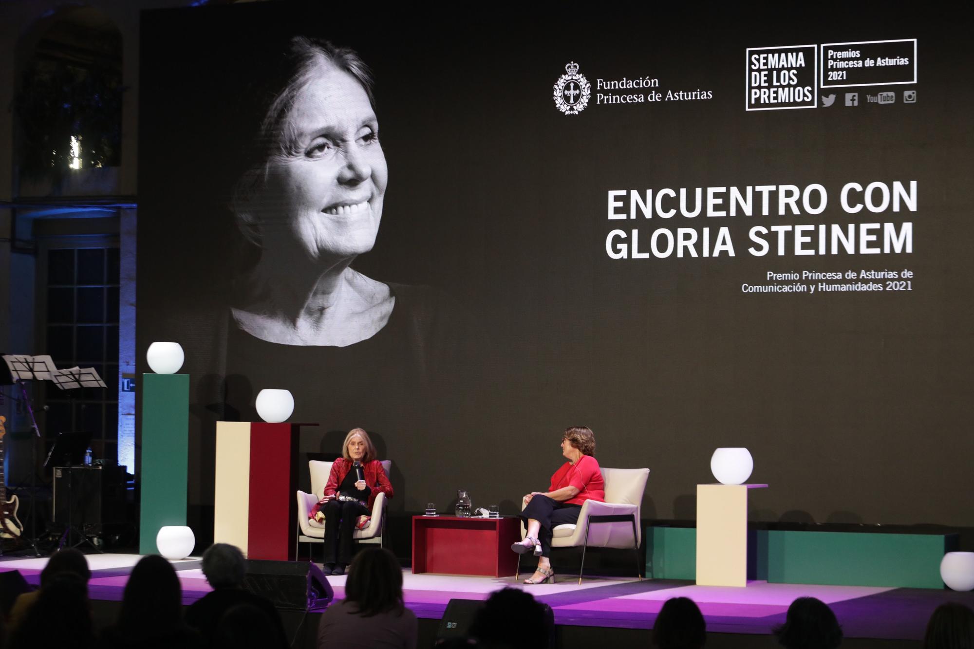 Gloria Steinem, en La Vega: "Con 87 años he conseguido la libertad"