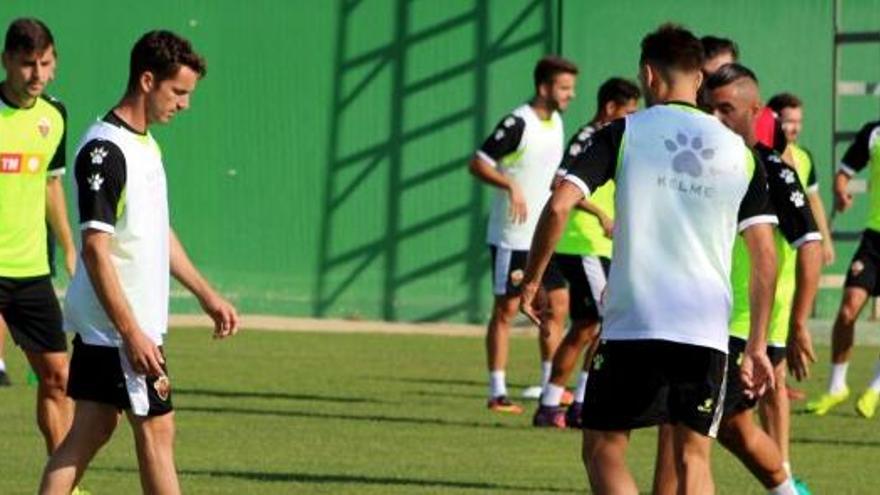 Imagen de un entrenamiento del Elche