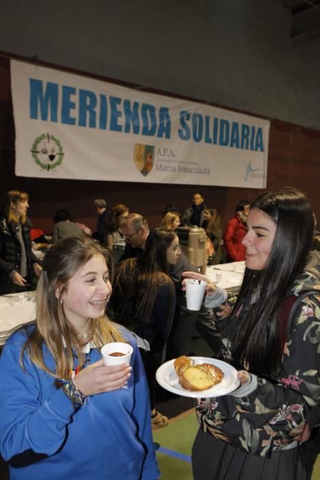 Merienda solidaria en la Inmaculada