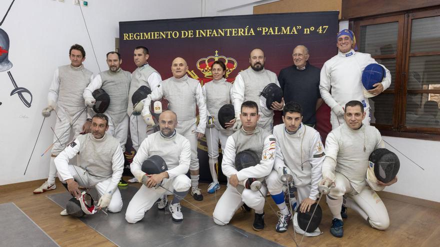 El equipo nacional de esgrima del Ejército celebra su primera concentración en Palma