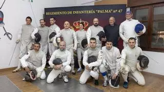 El equipo nacional de esgrima del Ejército de esgrima celebra su primera concentración en Palma