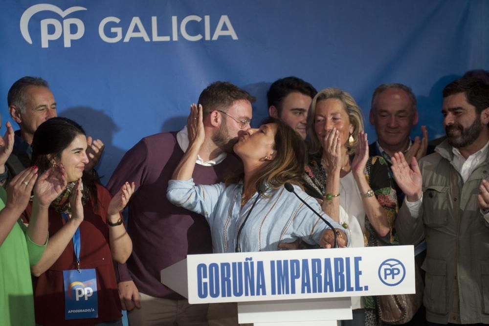 Noche electoral en A Coruña | Sede del PP