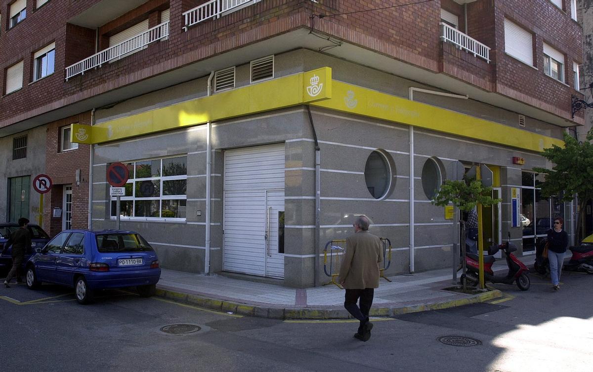 La oficina de Correos de Redondela.