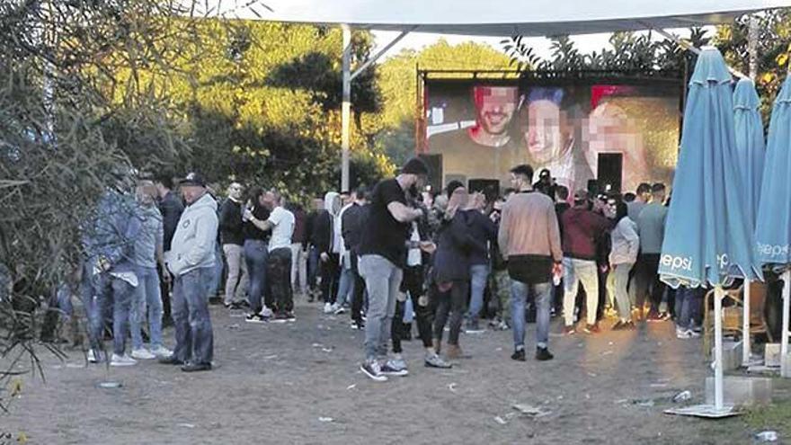 Imagen de la fiesta vivida en la jornada de ayer en Los Últimos Mohicanos.