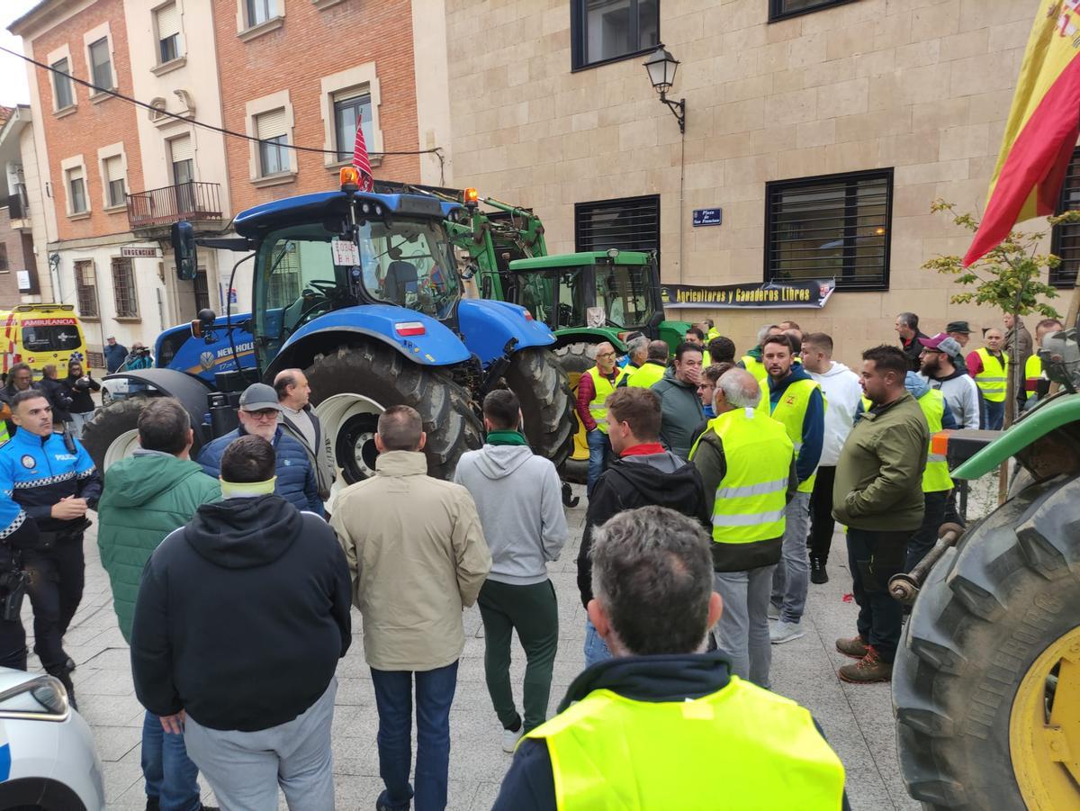 Concentración en Benavente.