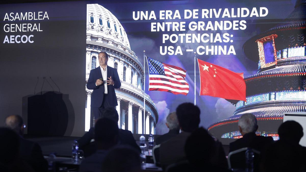 Carlos Díaz Rosillo en la Asamblea General de Aecoc.