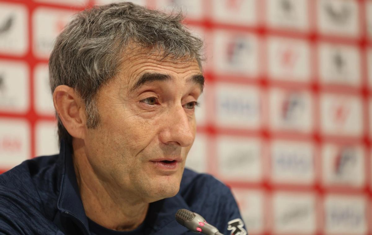 Ernesto Valverde, entrenador del Athletic Club