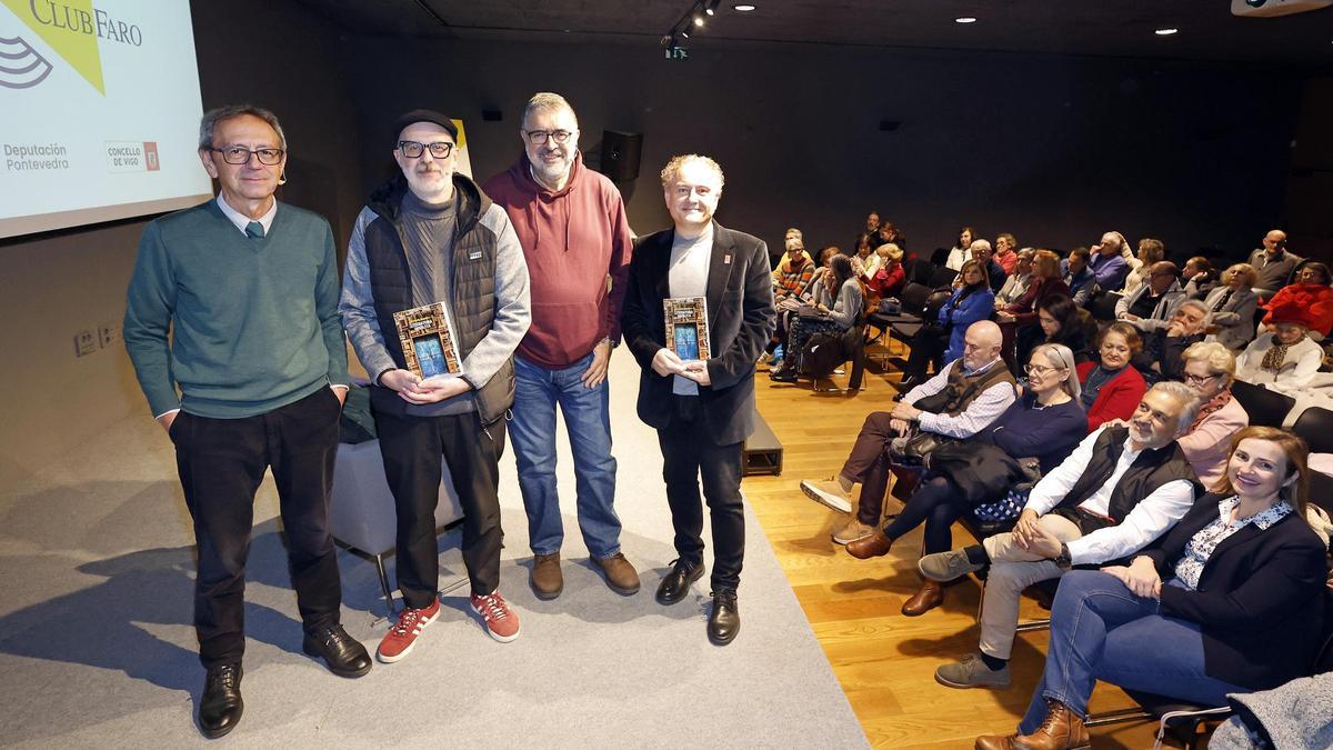 De esquerda a dereita: Luis Rei, Marcos Calveiro, Xosé Ramón Pena e Armando Requeixo