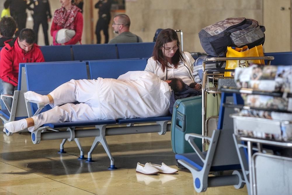 Situación en el aeropuerto Tenerife Norte con test