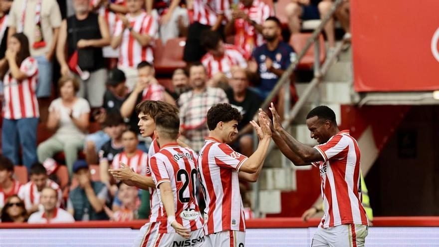 Primera alegría de la temporada (1-0): el Sporting vence y convence ante el Burgos