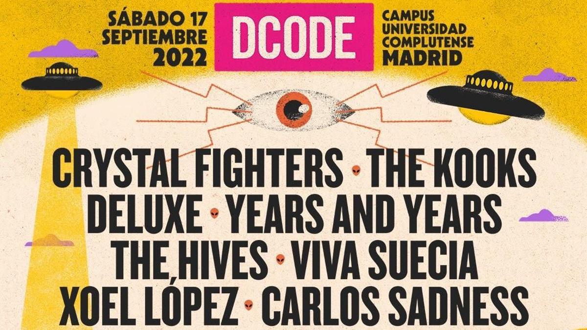 Cartel del festival Dcode 2022.