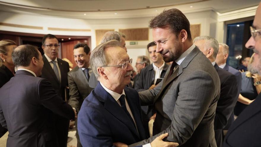 Álvaro Queipo arropa al presidente de Ceuta en Madrid: "Me ha dicho que está triste, como su ciudad"