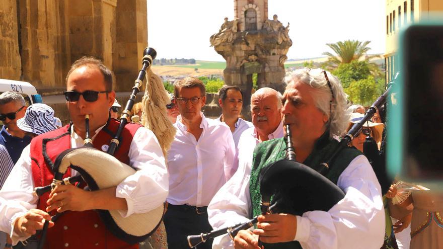 El presidente del Partido Popular, Núñez Feijóo, participa en Córdoba en un acto electoral del PP cordobés