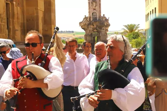 El presidente del Partido Popular, Núñez Feijóo, participa en Córdoba en un acto electoral del PP cordobés
