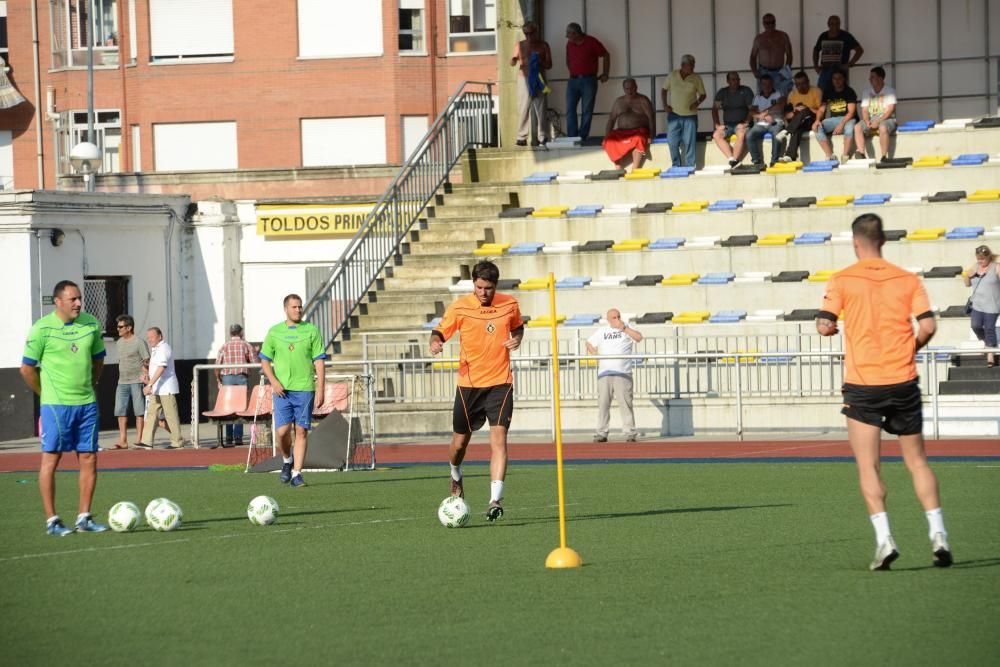 Primer entrenamiento del Caudal Deportivo de Mieres