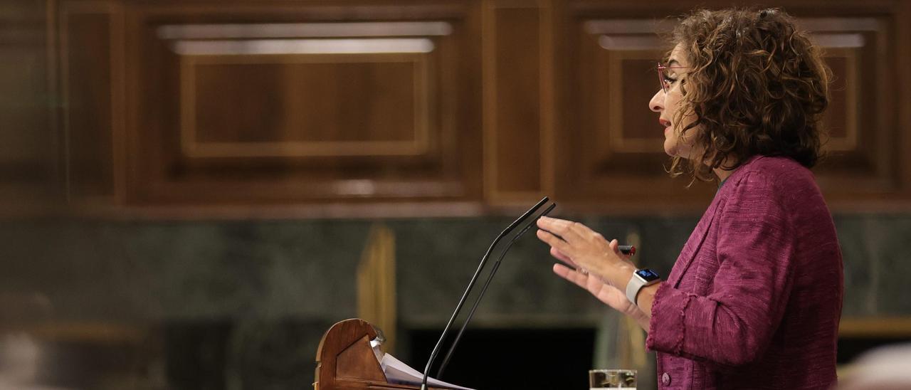 María Jesús Montero, hoy en el Congreso
