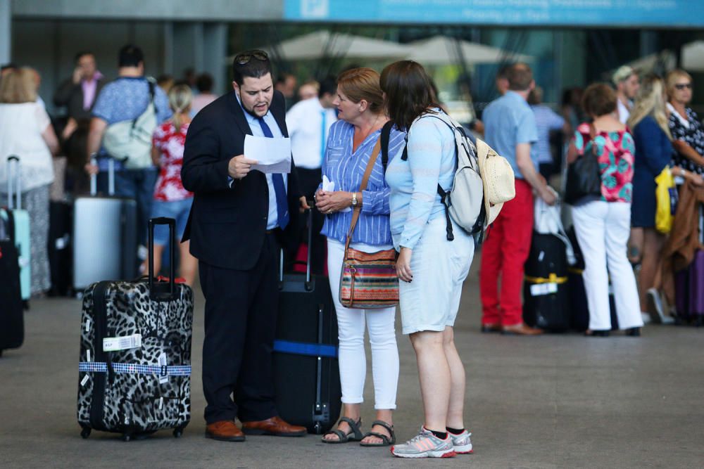 Operación salida en el aeropuerto de Málaga