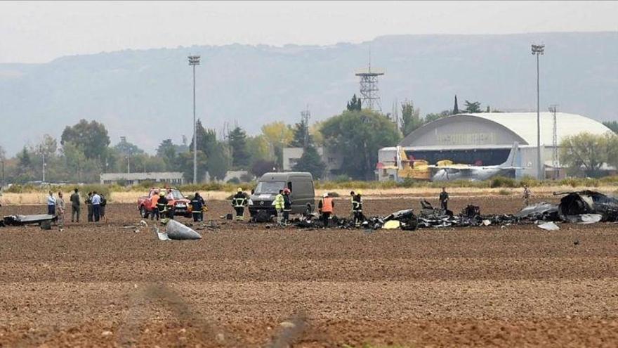 Muere el piloto de un F-18 al estrellarse en la base militar de Torrejón de Ardoz