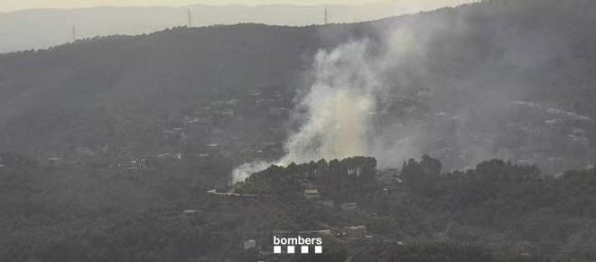 Un incendio en Canyelles obliga a confinar a unas 3.300 personas