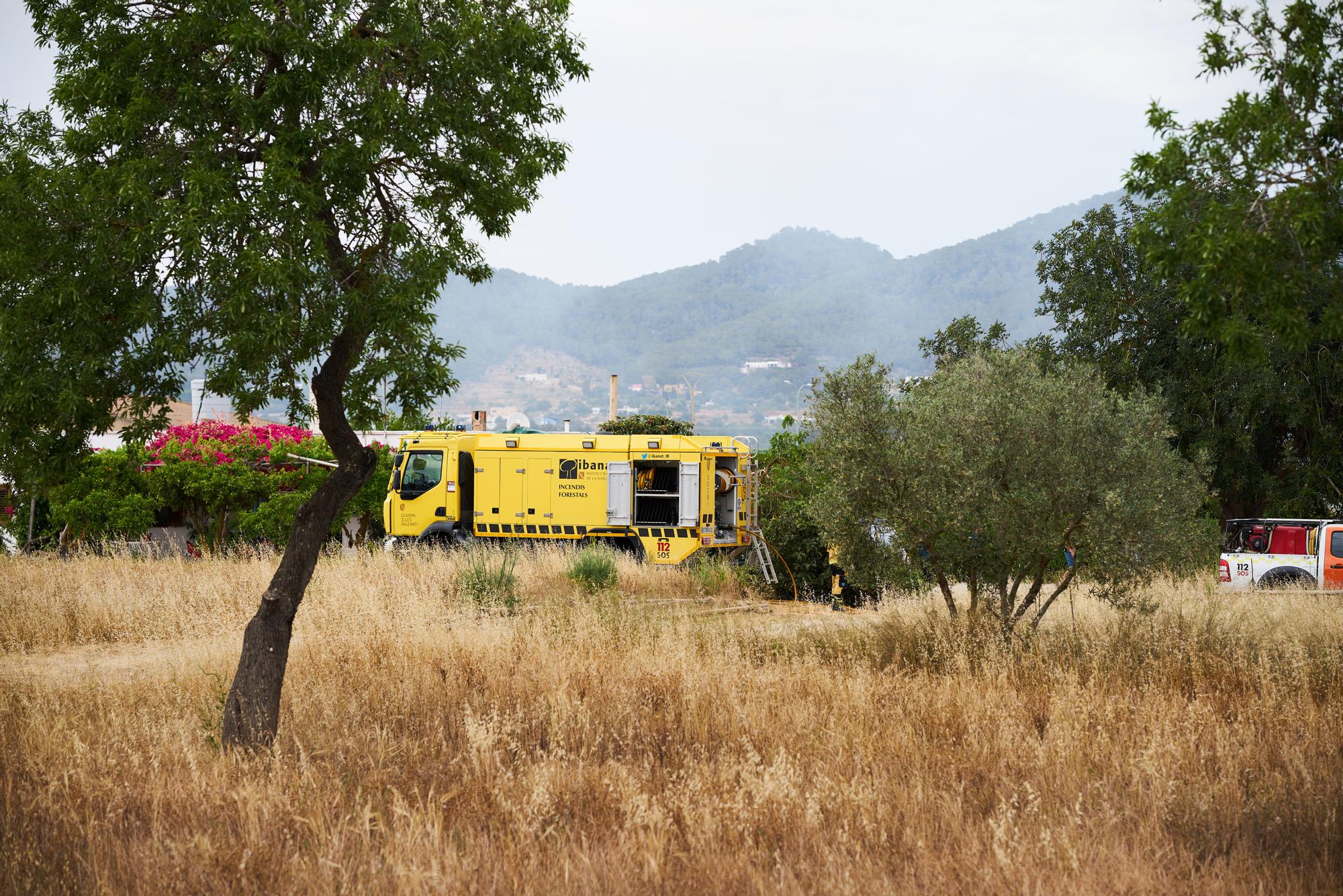 Todas las fotos del incendio en una finca agrícola de ses Païses