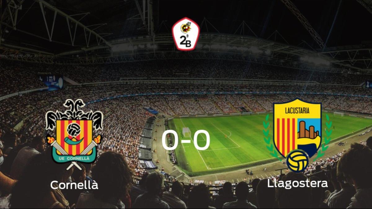 El Cornellà y el Llagostera no encuentran el gol y se reparten los puntos (0-0)