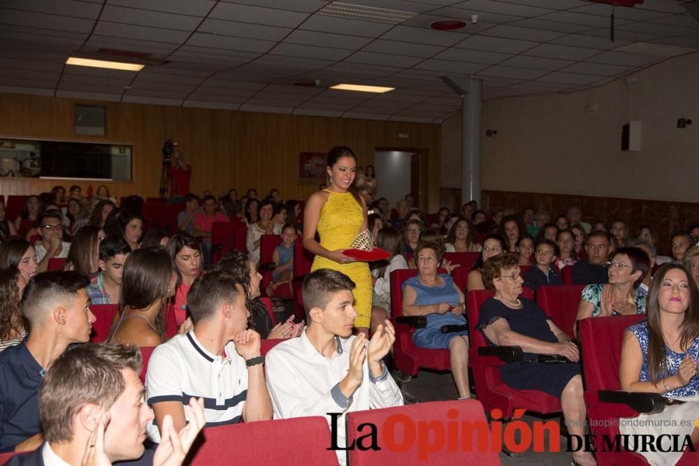 Presentación Damas de las fiestas de Cehegín