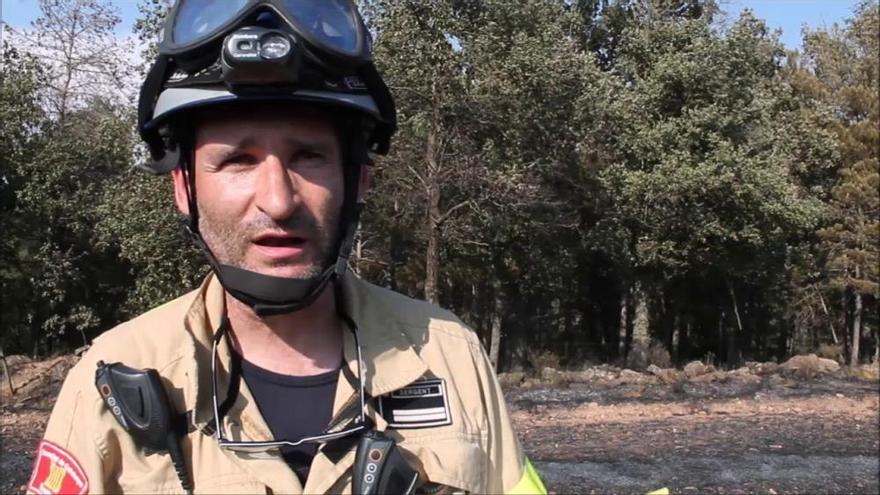 Jordi Mas explica l'afectació de l'incendi a Olius