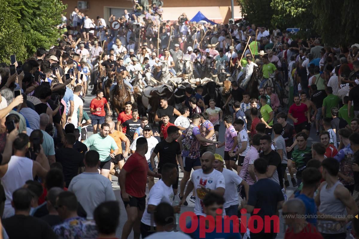 El segundo encierro de las Fiestas de Moratalla se salda con un herido