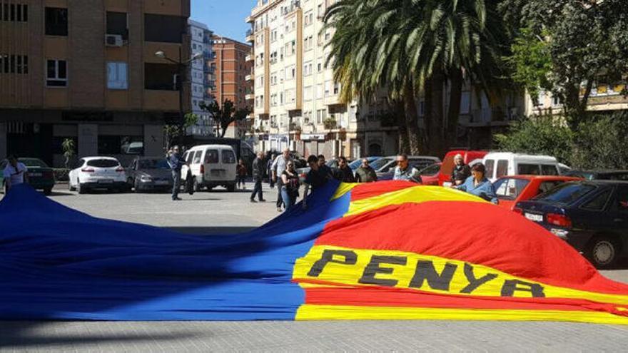 Fotos de la Senyera en la matinal de este domingo