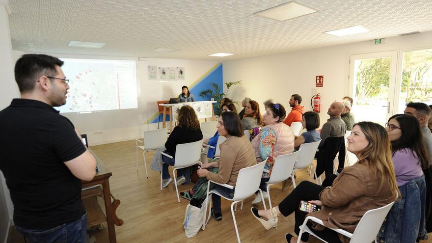 Xavier Fontcuberta, durante la presentación del mapa interactivo de emprendedores.