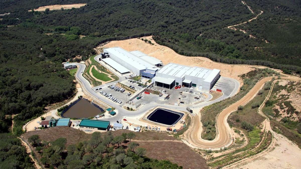 El centre de tractament de residus (CTR) de Lloret de Mar, on es volen derivar part de les deixalles de Solius.