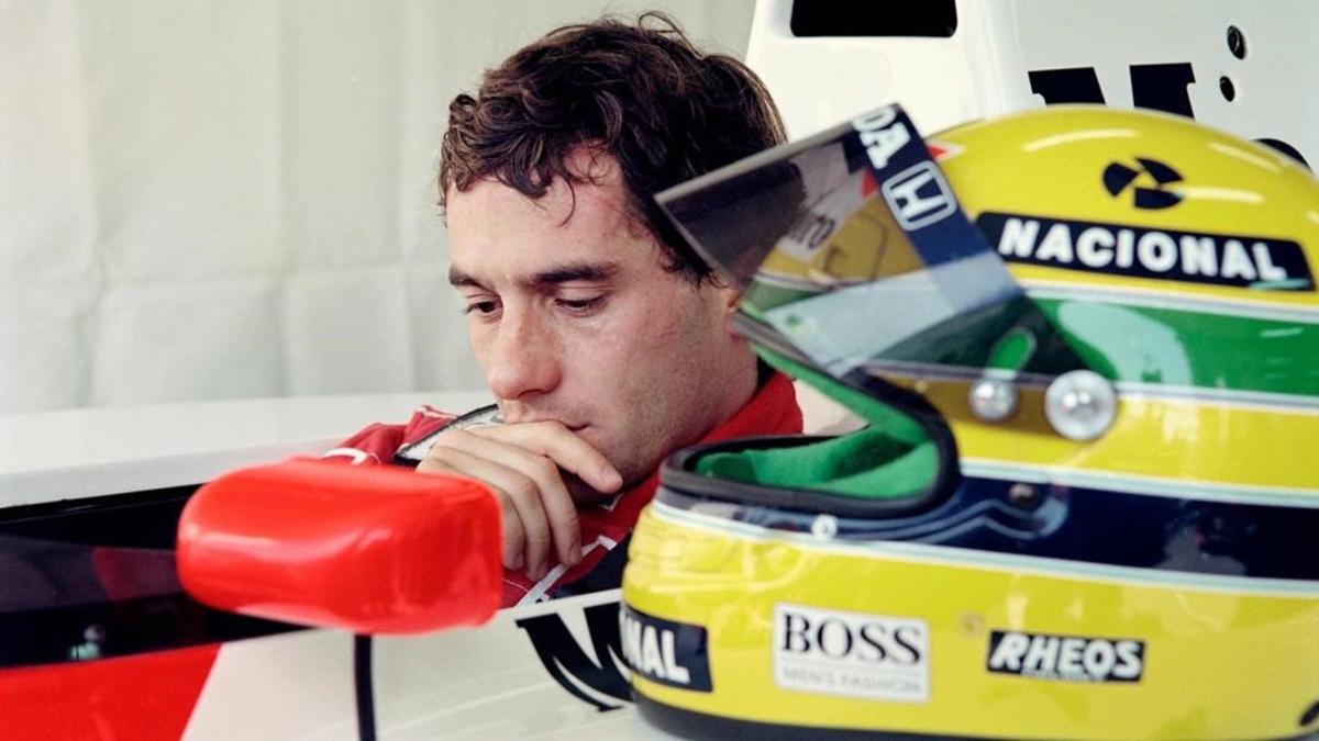 El mítico piloto brasileño Ayrton Senna, en una imagen de 1991.