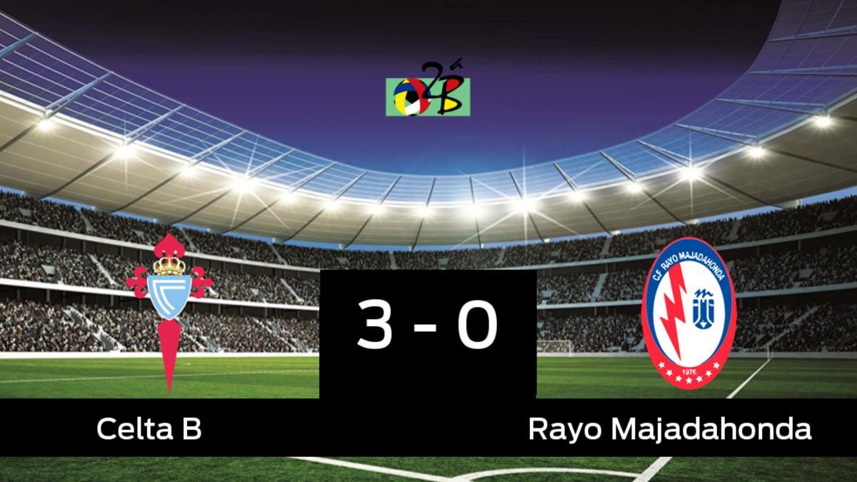El Rayo Majadahonda cae derrotado por 3-0 frente al Celta B