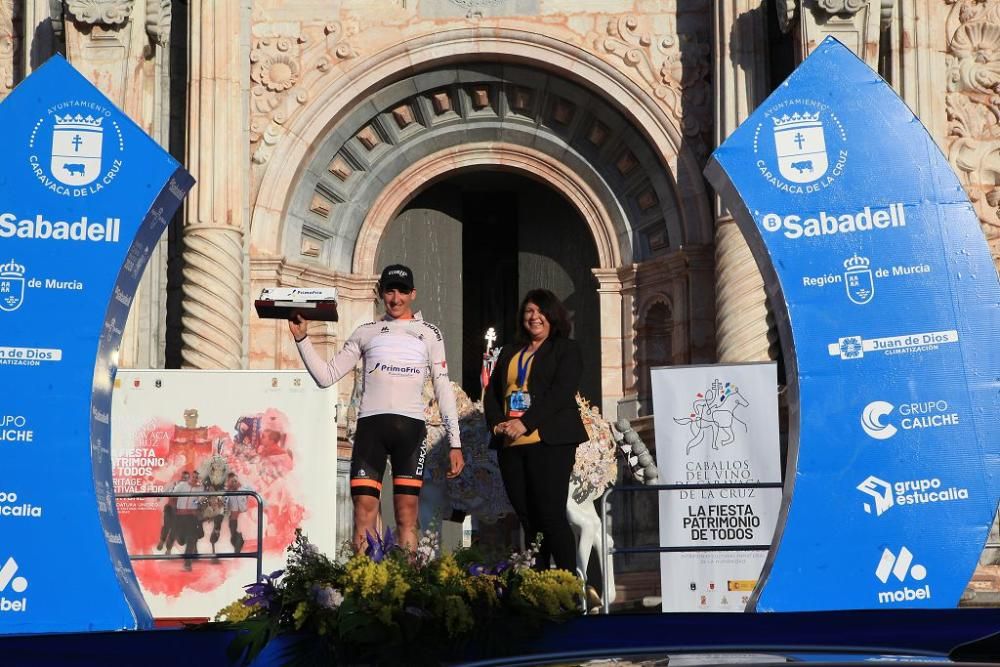 Primera etapa de la Vuelta Ciclista Murcia 2020: Llegada a Caravaca