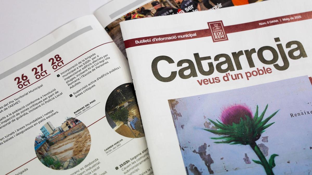 El primer boletín editado por el ayuntamiento de Catarroja.
