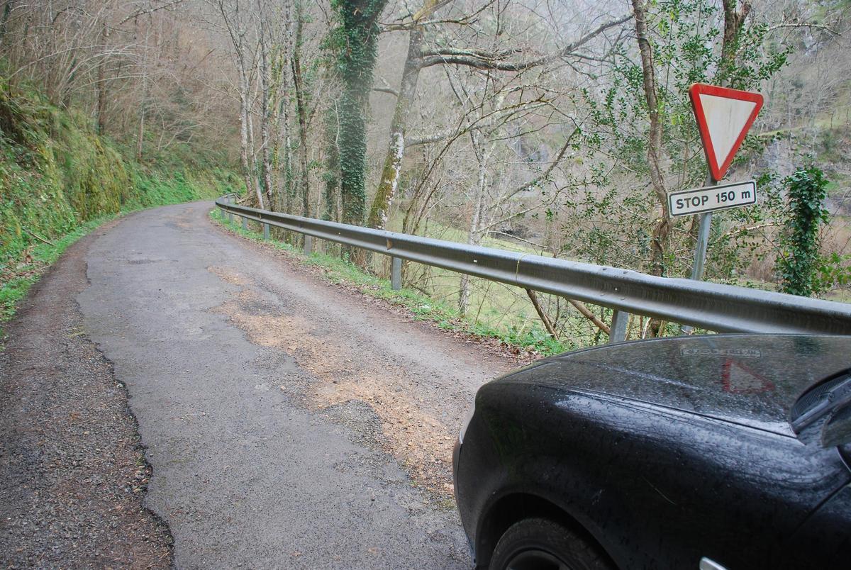 Los vecinos exigen arreglar la carretera de Abiegos (Ponga)